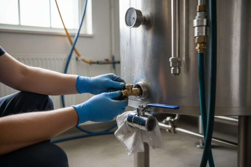 Remplacer une vanne de cuve 1000L : le guide pratique