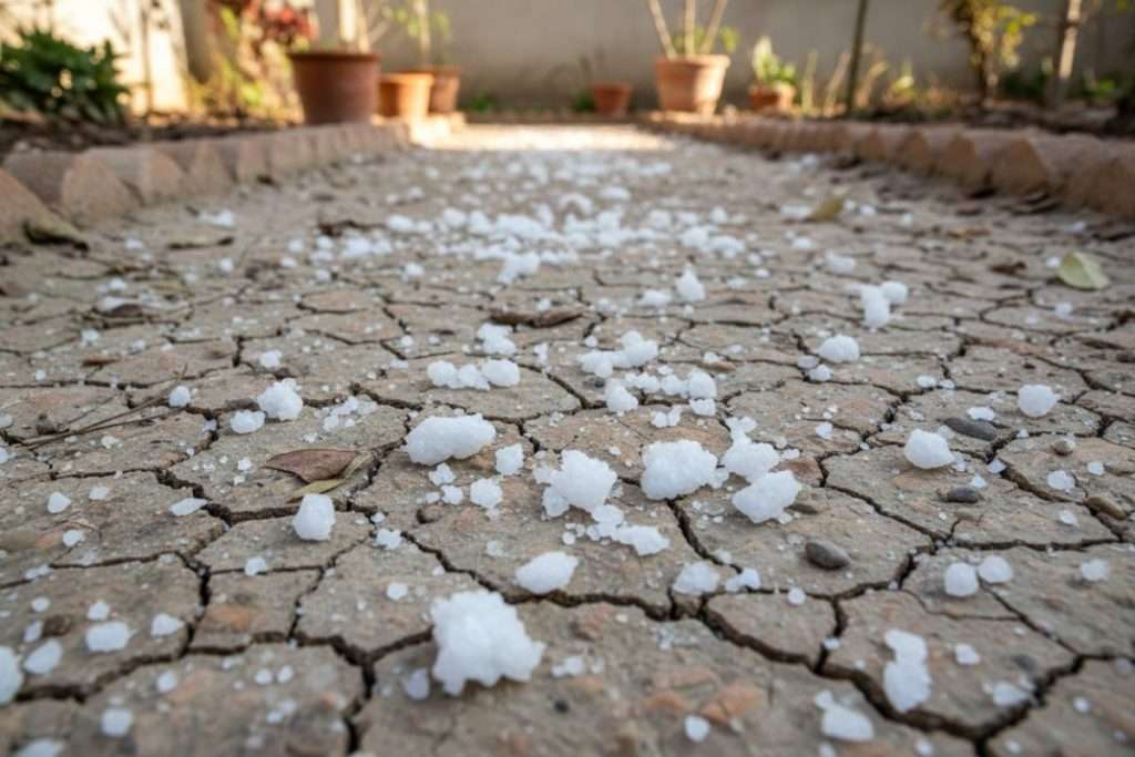 Peut-on désherber avec du sel de déneigement ?