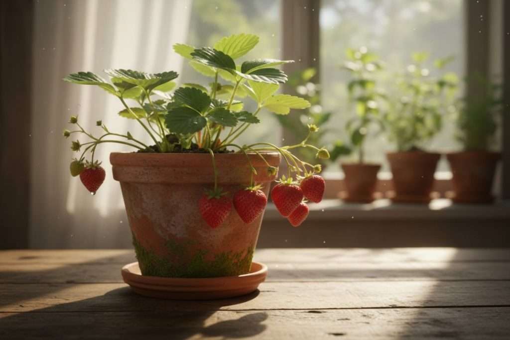 Fraises en pot : cultiver et récolter de délicieux fruits
