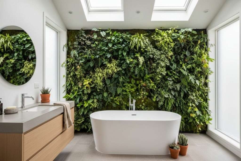 Mur végétal salle de bain : naturel, artificiel ou stabilisé ?
