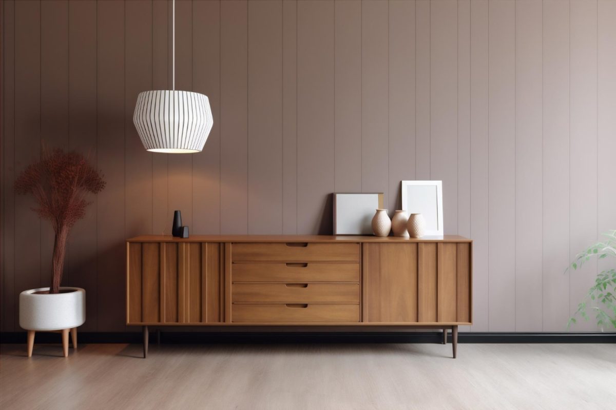 Prise de vue d'une décoration d'intérieur soignée et moderne